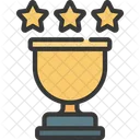 Troféu de estrelas  Ícone