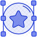 Estrella Grafico Diseno Icon