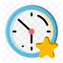 Estrella Tiempo Reloj Icon