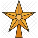 Estrella Arbol Adorno Icono