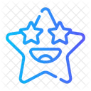 Estrella Emoticonos Ojos Icon