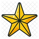 Estrella Adorno De Estrella Decoracion Navidena Icono