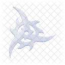 Shuriken Blade Afilado Icono