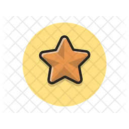 Estrella de bronce  Icono