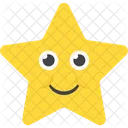 Feliz Estrella Sonriendo Icono