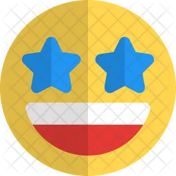 Estrella golpeada Emoji Icono