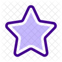 Estrella Simbolo Forma Icono