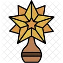 Estrella de navidad  Icono