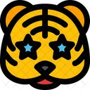 Estrella Tigre Golpeada Icono