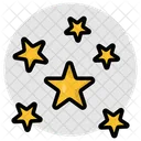 Estrellas Resplandor Constelacion Icono