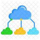 Estructura Computacion En La Nube Jerarquia Icono