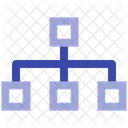 Estructura Diagrama De Flujo Organizacion Icon