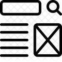 Estructura alámbrica  Icono