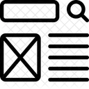 Estructura alámbrica  Icono