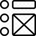 Estructura alámbrica  Icono