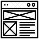 Estructura alámbrica  Icono