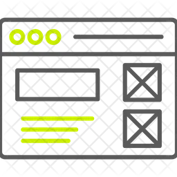 Estructura alámbrica  Icono