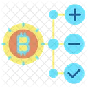 Sutura Bitcoin Estructura Bitcoin Agregar Icono