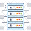 Red De Servidor De Datos Sql Base De Datos Icono