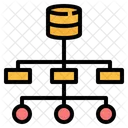 Estructura De Base De Datos Estructurado Algoritmo Icono