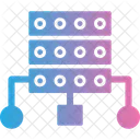 Estructura De Datos Conexion Datos Icono