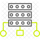 Estructura De Datos Conexion Datos Icono