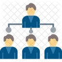 Estructura De La Empresa Empresa Liderazgo Icono