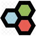 Hexagonal Estructura Forma Icono
