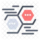 Estructura hexagonal  Icono