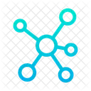 Conexiones Grafico Red Icono