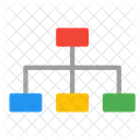 Estructura Organizacion Relacion Icon