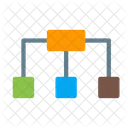 Estructura Organizacion Relacion Icon