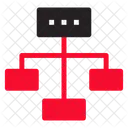 Estructura Conexion Red Icon