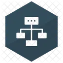 Estructura Conexion Red Icon