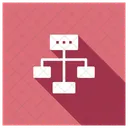 Estructura Conexion Red Icon