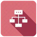Estructura Conexion Red Icon
