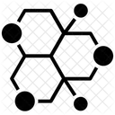 Estructura Molecular Hexagonos Estructura Quimica Icono