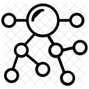 Estructura Molecular Atomos Hexagonos Icono