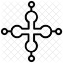 Estructura Molecular Atomos Hexagonos Icono