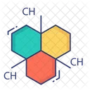 Estructura Molecular Hexagonos Estructura Molecular Icono