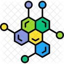 Estructura Molecular Molecula Quimica Icono