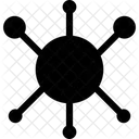 Estructura Molecular Molecula Atomos Icono