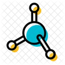 Estructura Quimica Estructura Molecular Enlace Quimico Icono