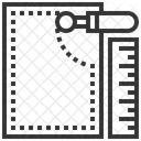 Estructural Diseno Costura Icono