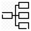 Estrutura Diagrama Organizacao Ícone