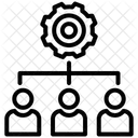 Gestao Organizacao Fluxo De Trabalho Ícone