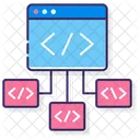 Estrutura Estrutura De Codificacao Programacao Ícone