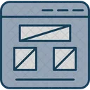 Wireframe Layout Site Icon