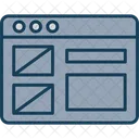 Wireframe Layout Site Icon