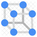 Estrutura Cristalina Molecula Composto Ícone